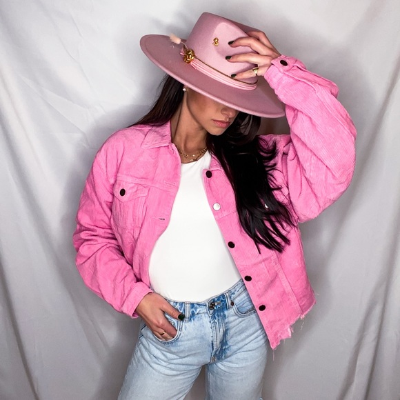 Pink Corduroy Jacket! 💗 - Picture 2 of 4